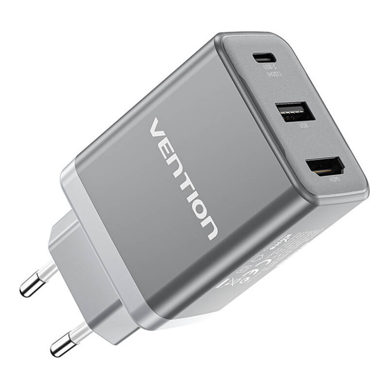 3-port USB(C+A)+HDMI GaN Dock (60W/5W/4K@60Hz) 3-port USB(C+A)+HDMI GaN Dock (60W/5W/4K@60Hz)