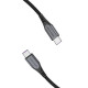 USB-C to USB-C Cable 100W Vention TAHHF 5A 1m USB 3.1 Gen2 4k (gray)