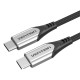 USB-C to USB-C Cable 60W Vention TAAHG 1,5m (gray) USB-C to USB-C Cable 60W Vention TAAHG 1,5m (gray)