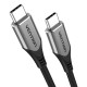 USB-C to USB-C Cable 60W Vention TAAHG 1,5m (gray) USB-C to USB-C Cable 60W Vention TAAHG 1,5m (gray)