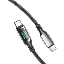 Vention TAYBAV USB 2.0 C-C 100 W 5A 1.2M USB kábel (fekete) Vention TAYBAV USB 2.0 C-C 100 W 5A 1.2M USB kábel (fekete)