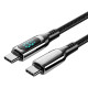 Vention TAYBAV USB 2.0 C-C 100 W 5A 1.2M USB kábel (fekete) Vention TAYBAV USB 2.0 C-C 100 W 5A 1.2M USB kábel (fekete)