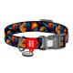 Nylon dog collar with QR code Waudog 