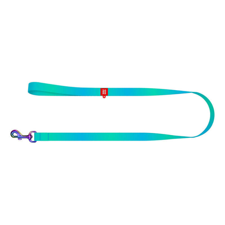WAUDOG gradiens nejlon kutyapóráz, 20 mm széles, 122 cm hosszú, kék színű WAUDOG gradiens nejlon kutyapóráz, 20 mm széles, 122 cm hosszú, kék színű