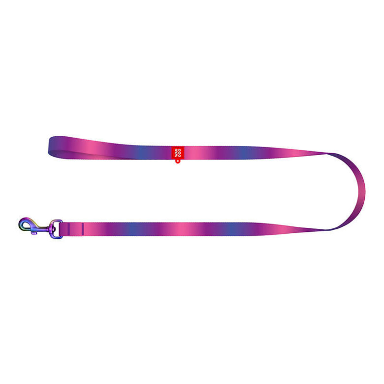 WAUDOG gradiens nejlon kutyapóráz, 20mm széles, 122cm hosszú, lila, lila WAUDOG gradiens nejlon kutyapóráz, 20mm széles, 122cm hosszú, lila, lila