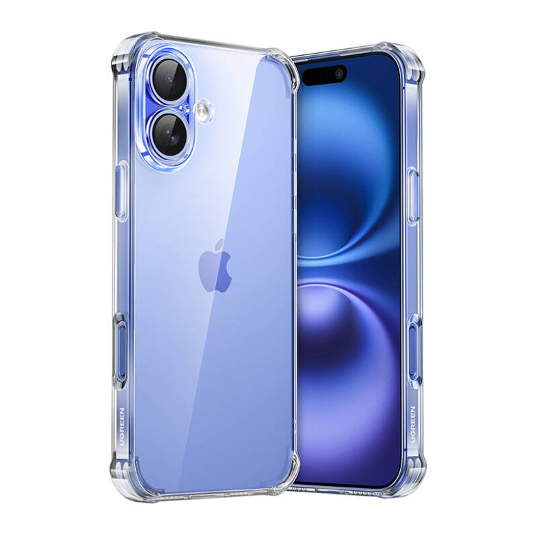Ugreen Bright Cushion Case iPhone 16 Clear