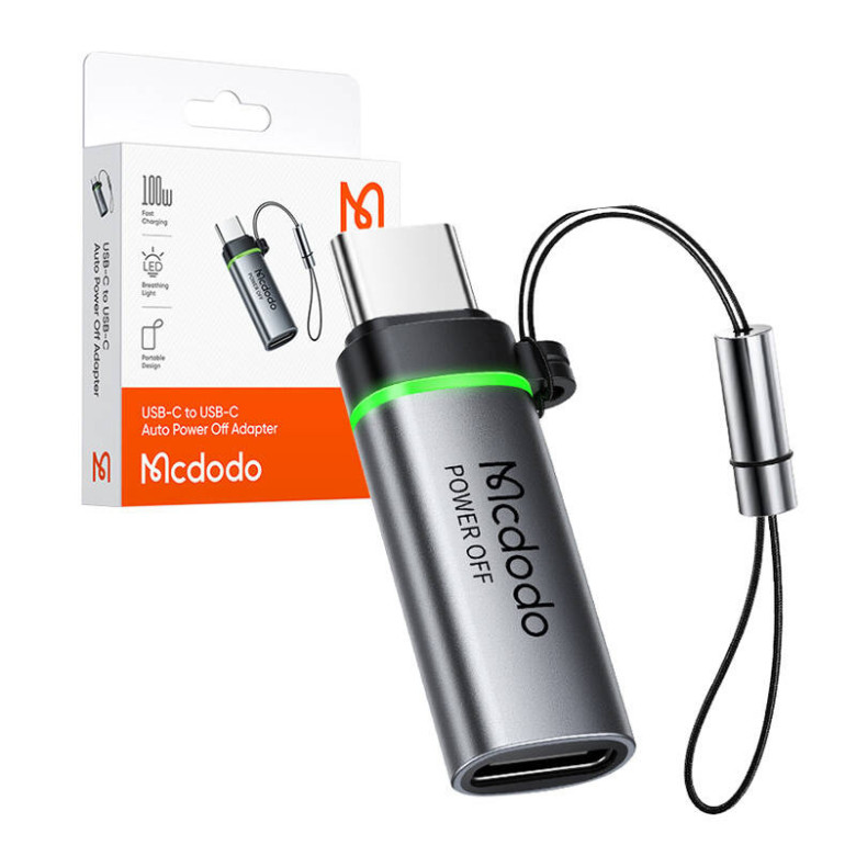 Adapter USB-C do USB-C Mcdodo OT-2450, automatikus kikapcsolás Adapter USB-C do USB-C Mcdodo OT-2450, automatikus kikapcsolás