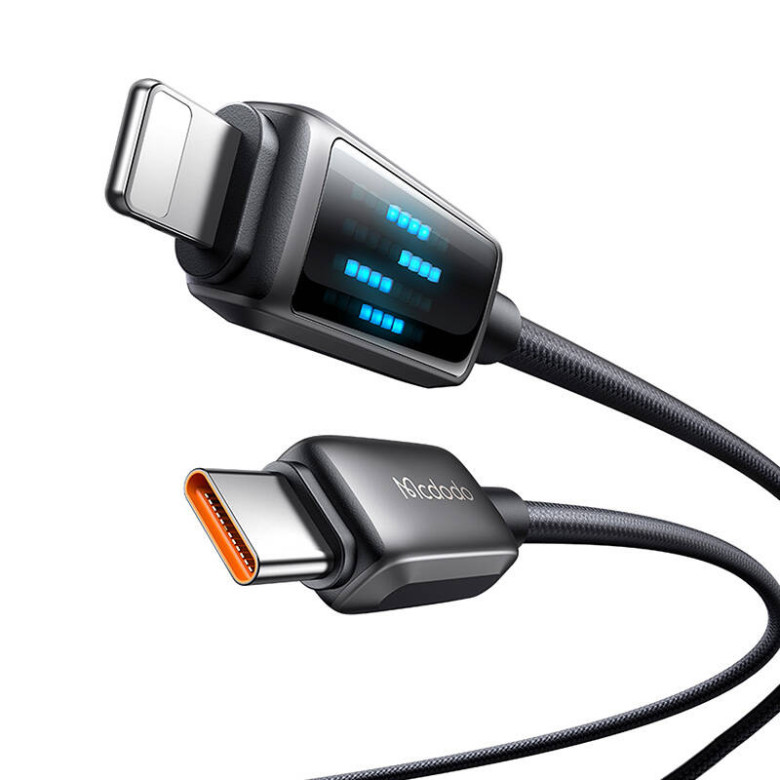 Mcdodo CA-2630 LED Display USB-C to Lightning 36W Data Cable 1.2m