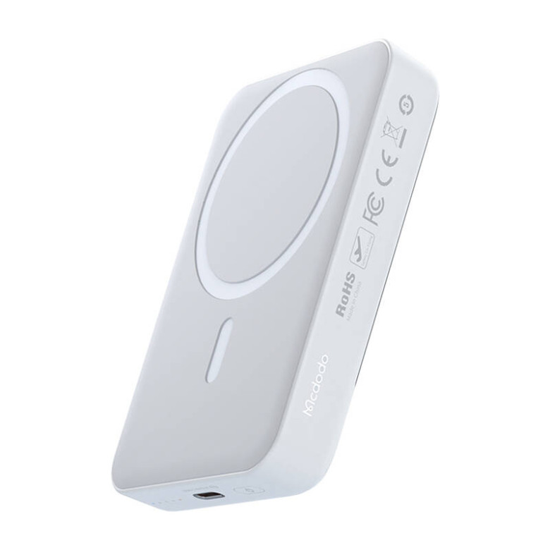 Mcdodo Magnetic Wireless Power Bank MC-5930 10000mAh, 30W (white) Mcdodo Magnetic Wireless Power Bank MC-5930 10000mAh, 30W (white)