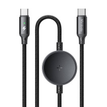Mcdodo CA-4170 2 az 1-ben USB-C kábel + Samsung Watch vezeték nélküli töltő, 60W, 1.5m Mcdodo CA-4170 2 az 1-ben USB-C kábel + Samsung Watch vezeték nélküli töltő, 60W, 1.5m