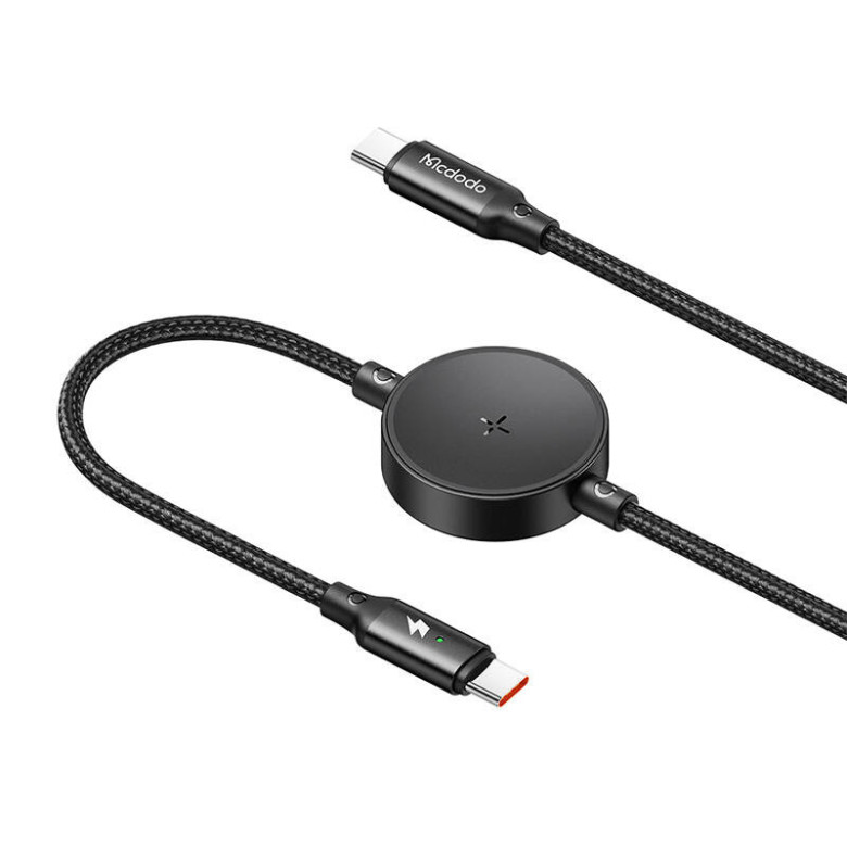 Mcdodo CA-4170 2 az 1-ben USB-C kábel + Samsung Watch vezeték nélküli töltő, 60W, 1.5m Mcdodo CA-4170 2 az 1-ben USB-C kábel + Samsung Watch vezeték nélküli töltő, 60W, 1.5m
