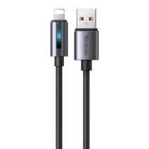 Mcdodo USB-A to Lightning Cable CA-5660 With Breathing Light 1.2m (black)