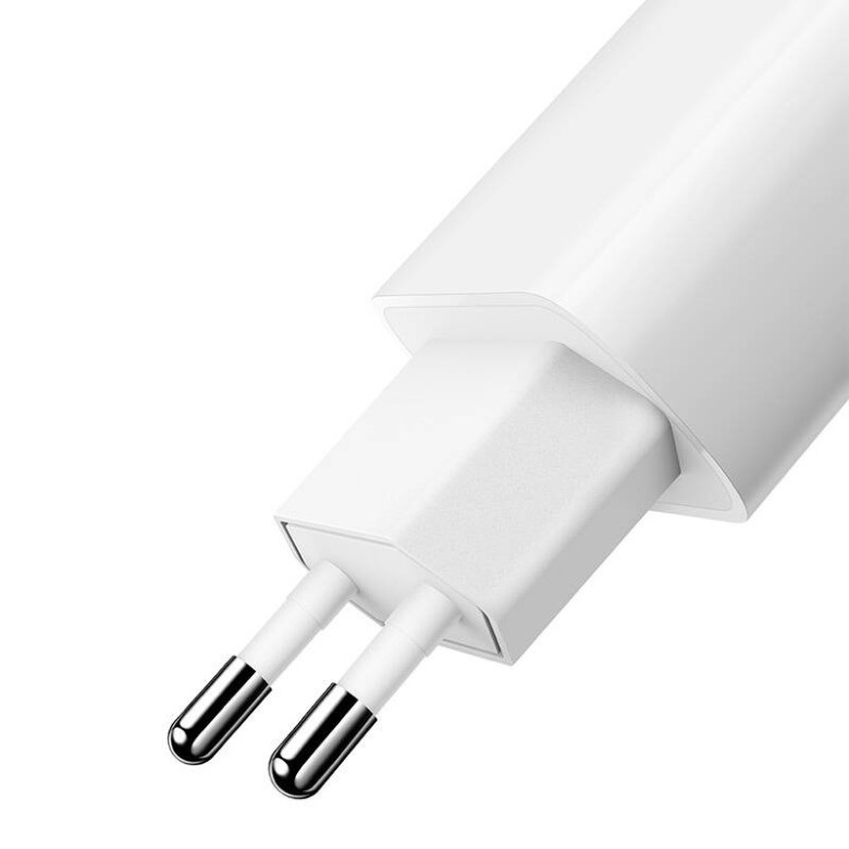 Kettős USB töltő Mcdodo CH-6720 (EU) Lightning 1m utazási szett (fehér)