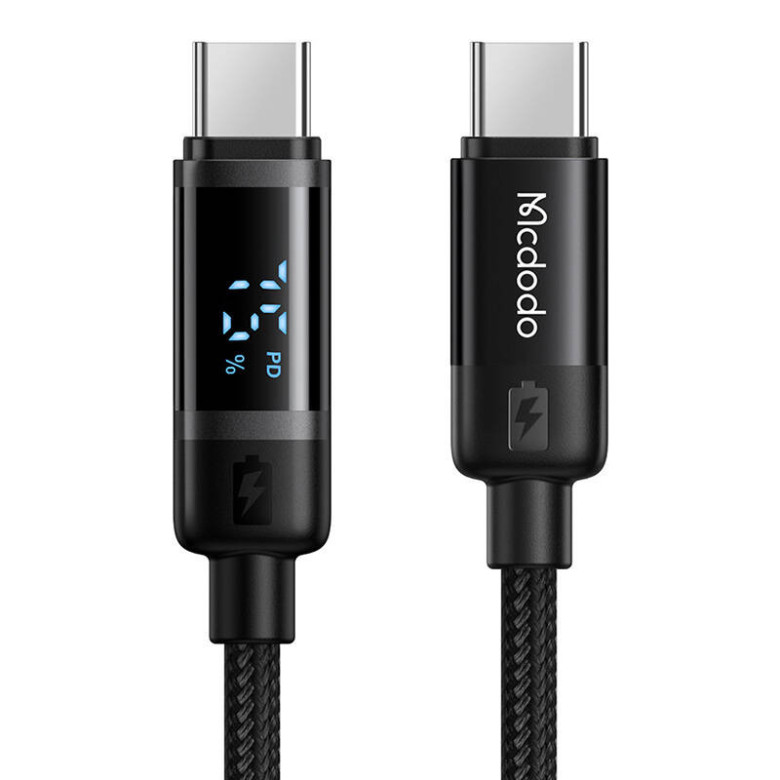 Mcdodo USB-C to USB-C 60W Data Cable CA-5780 1.2m (Black) Mcdodo USB-C to USB-C 60W Data Cable CA-5780 1.2m (Black)