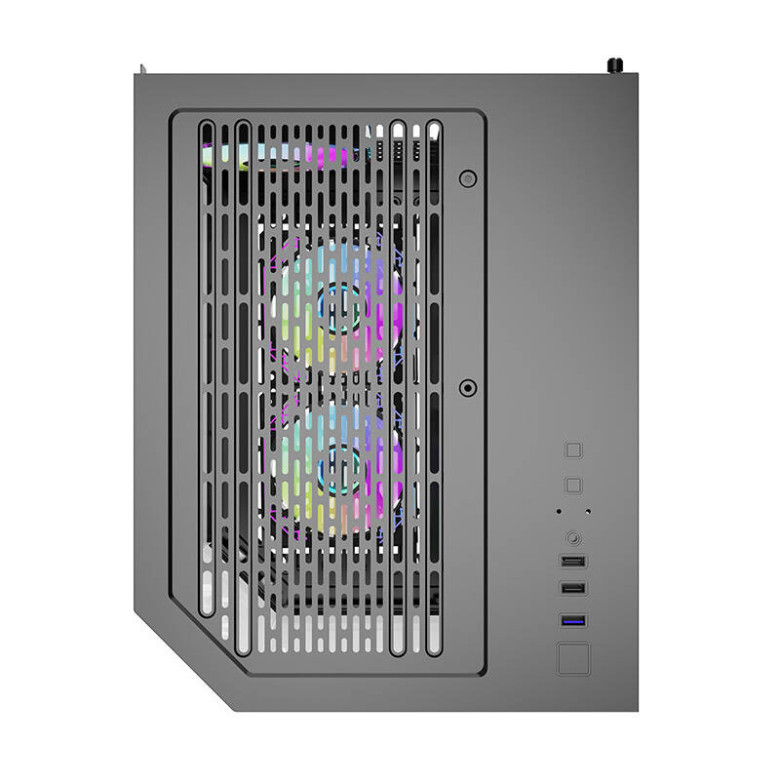 Darkflash FT350 számítógépház + 5 ARGB ventilátor (fekete)