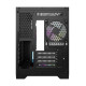 Darkflash FT350 számítógépház + 5 ARGB ventilátor (fekete)