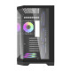 Darkflash FT418 PRO számítógépház + 7 ARGB ventilátor (fekete)