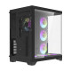 Darkflash FT418 PRO számítógépház + 7 ARGB ventilátor (fekete)