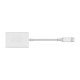 UGREEN CM265 2 az 1-ben USB-C kártyaolvasó (fehér)