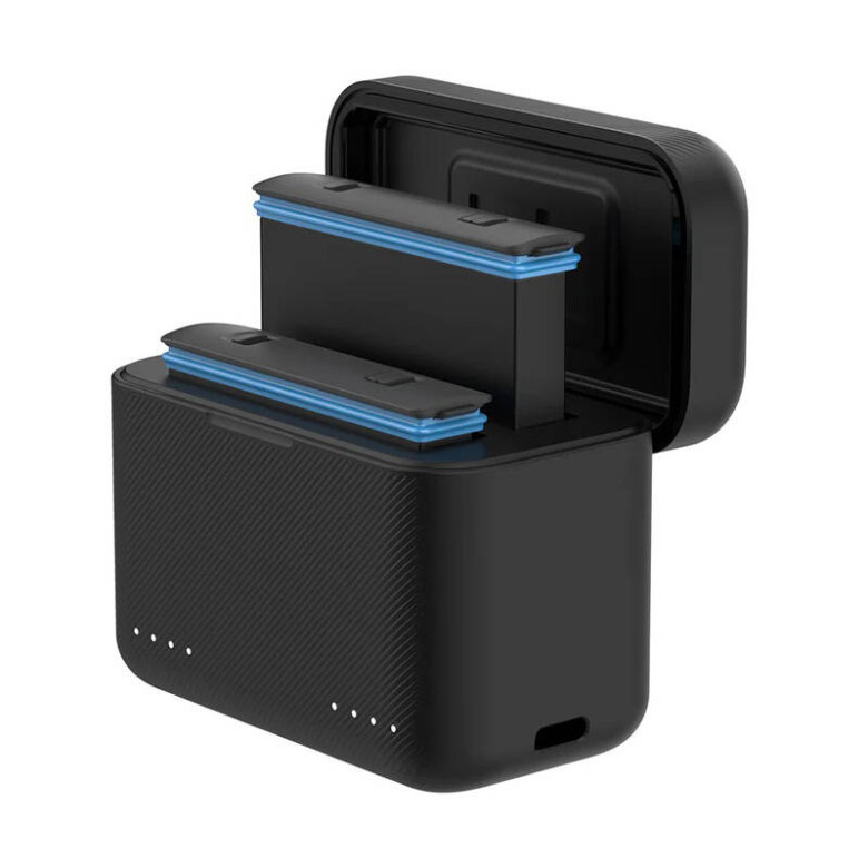 2-Slots Battery charger box & card storage TELESIN for Insta360 X4