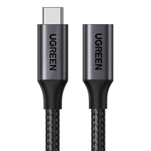 UGREEN US372 USB-C-USB-C Gen2 hosszabbító kábel, 0,5m (fekete)