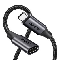 UGREEN US372 USB-C-USB-C Gen2 hosszabbító kábel, 0,5m (fekete) UGREEN US372 USB-C-USB-C Gen2 hosszabbító kábel, 0,5m (fekete)