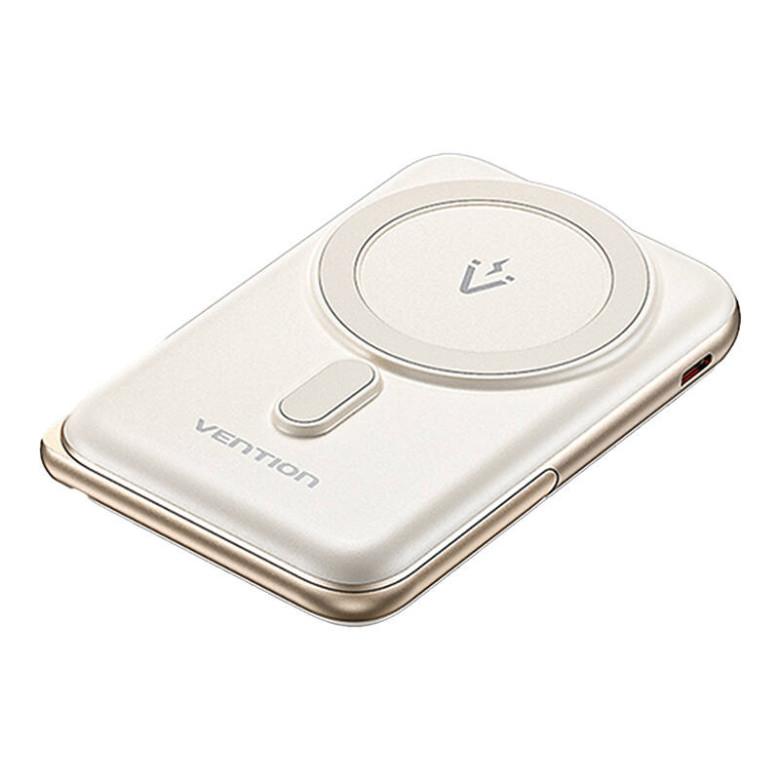 Mágneses Powerbank Vention FHNW0 20W, 10000 mAh (fehér) Mágneses Powerbank Vention FHNW0 20W, 10000 mAh (fehér)