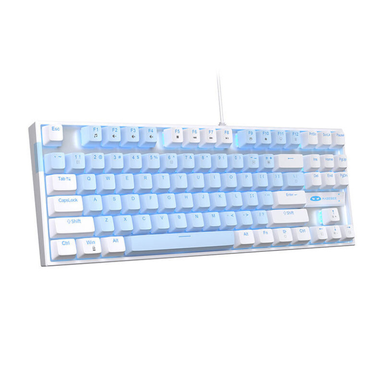 Mechanical gaming keyboard MageGee MK-STAR (white-blue)