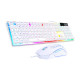 Wired keyboard + mouse set MageGee K1 (white)