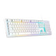 Wired keyboard + mouse set MageGee K1 (white)
