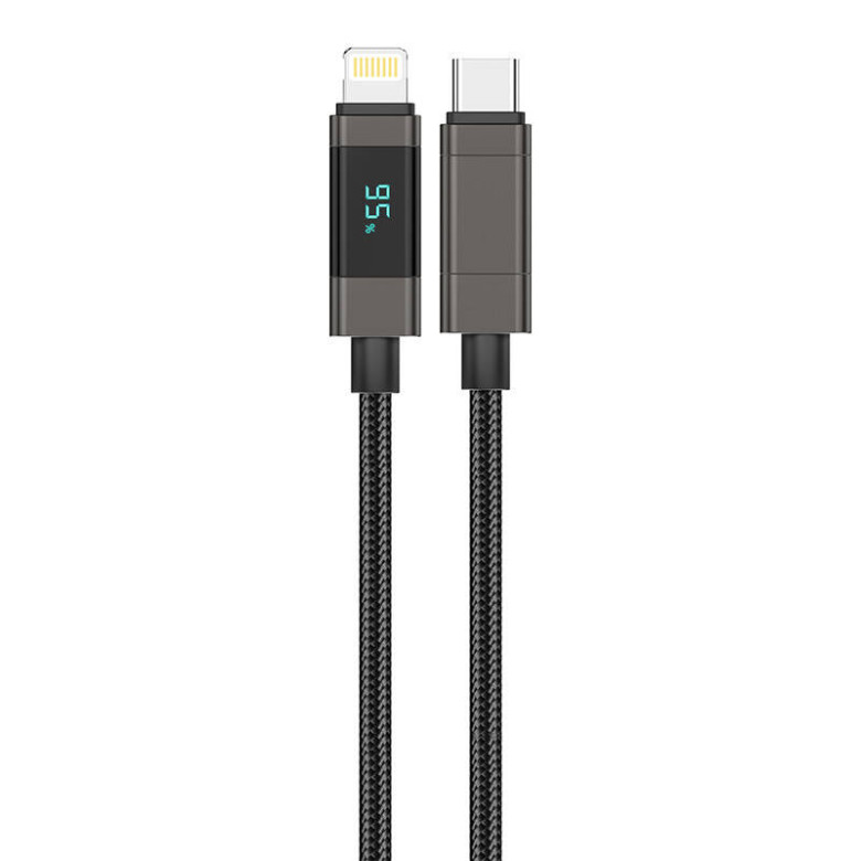 Cable USB-C to Lightning Foneng XS05 PD27W, 1,2m (black)