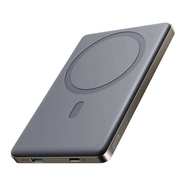 Joyroom JR-PBM08 20W Slim Magnetic PowerBank 5000mAh (titan) Joyroom JR-PBM08 20W Slim Magnetic PowerBank 5000mAh (titan)