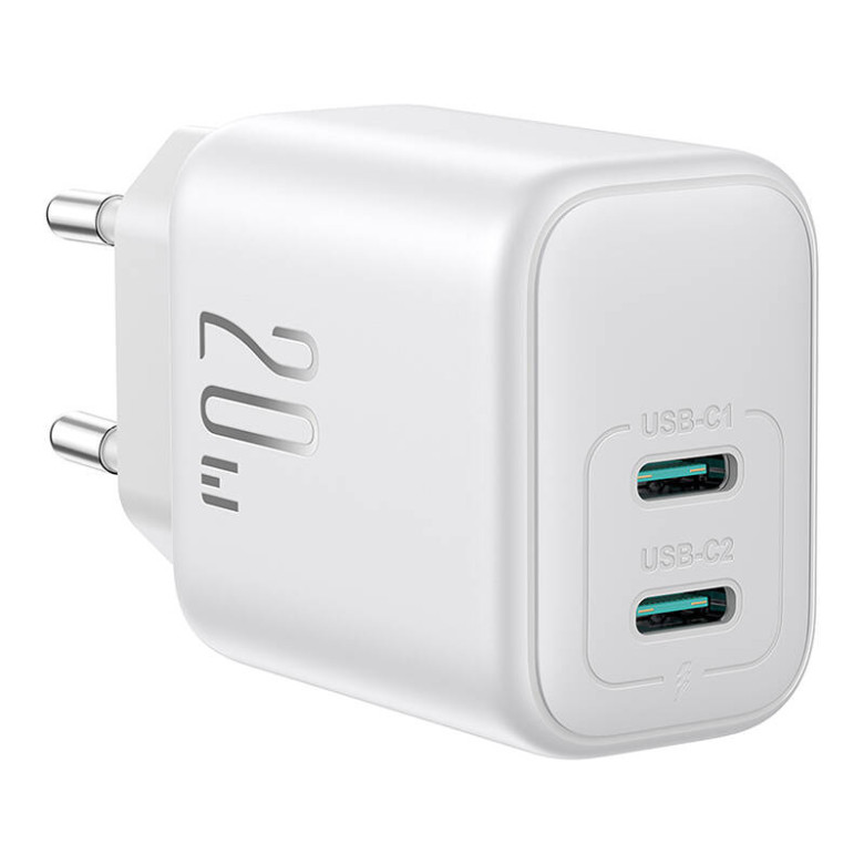 Joyroom JR-TCF12 20W Dual-Port (2C) Charger (white) Joyroom JR-TCF12 20W Dual-Port (2C) Charger (white)