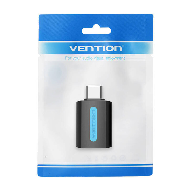 Vention Adapter USB CDTB0, USB-C male to USB 2.0 female (black) Vention Adapter USB CDTB0, USB-C male to USB 2.0 female (black)