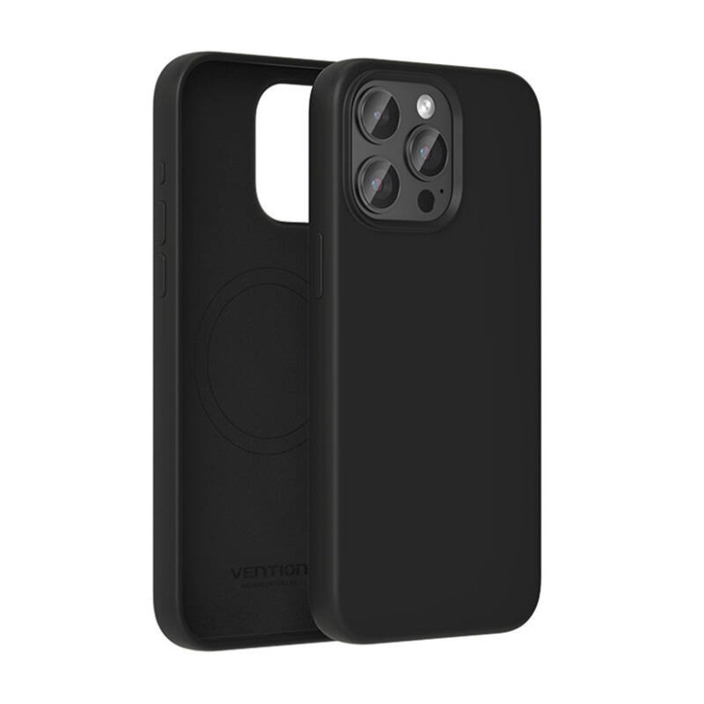 Silicone Case Vention KUEB0-40 to iPhone 14 Pro Max (black)