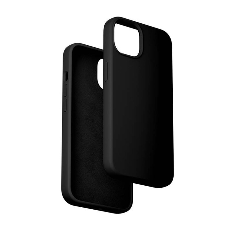 Silicone Case Vention KUFB0-10 to iPhone 15 (black)