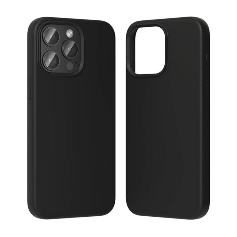 Silicone Case Vention KUFB0-30 to iPhone 15 Pro (black)