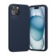 Silicone Case Vention KUFL0-20 to iPhone 15 Plus (blue)
