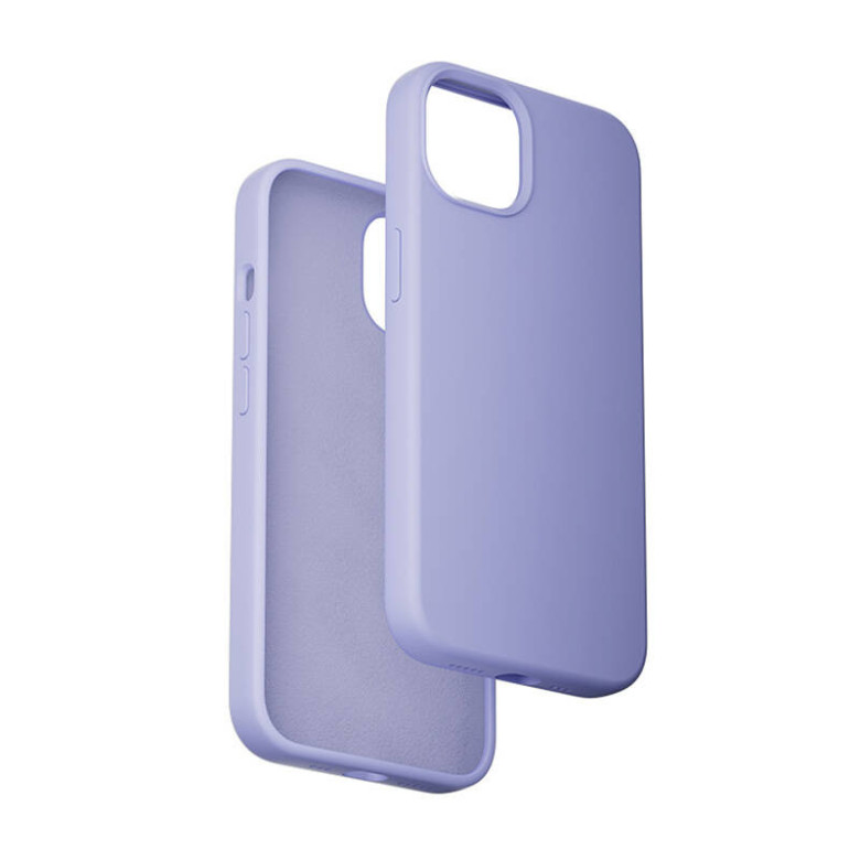 Silicone Case Vention KUFV0-20 for iPhone 15 Plus (purple)