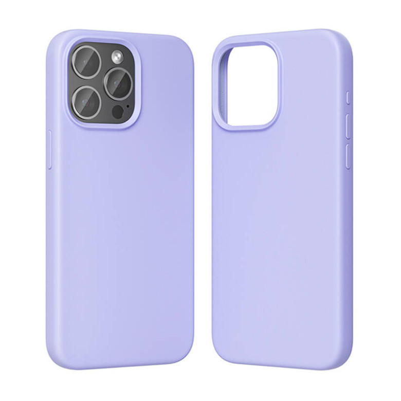 Silicone Case Vention KUFV0-30 for iPhone 15 Pro (purple)