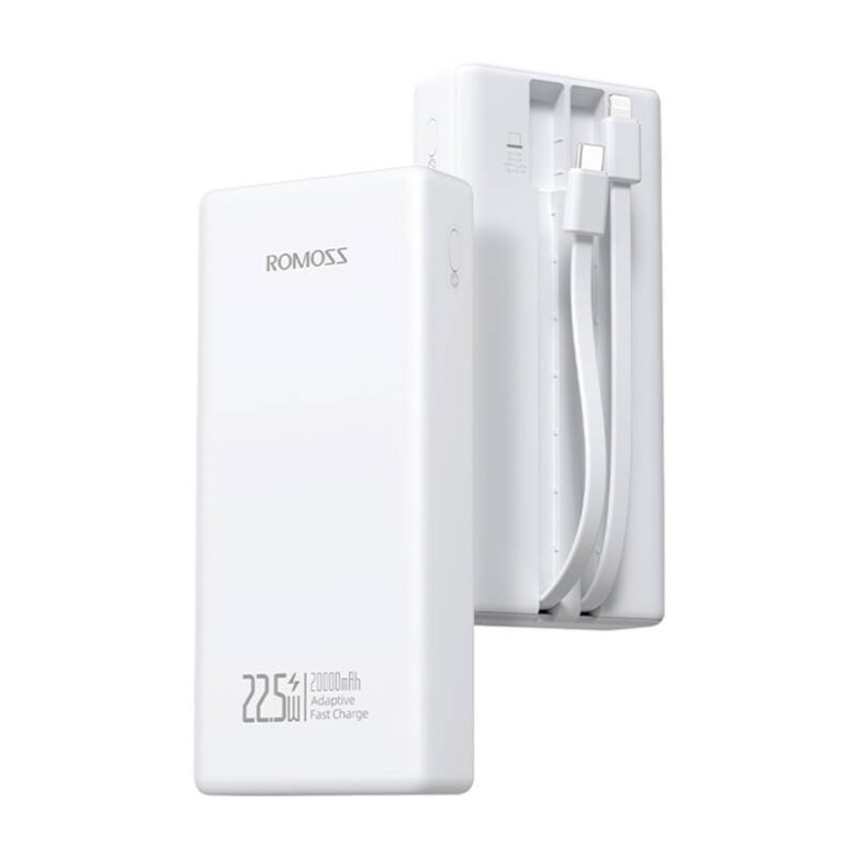 Powerbank Romoss PRC20 20000mAh 22.5W (fehér) Powerbank Romoss PRC20 20000mAh 22.5W (fehér)
