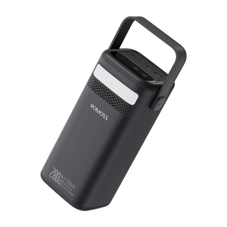 Powerbank Romoss PMT75-DC 75000mAh 280W (fekete) Powerbank Romoss PMT75-DC 75000mAh 280W (fekete)