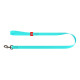 WAUDOG waterproof light accumulating dog leash, 25 mm wide, 183 cm long blue