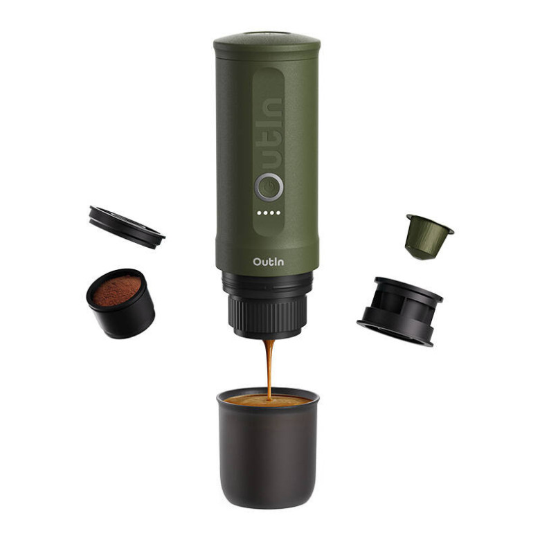 Portable coffee maker Outin Nano 7500mAh (Green) Portable coffee maker Outin Nano 7500mAh (Green)