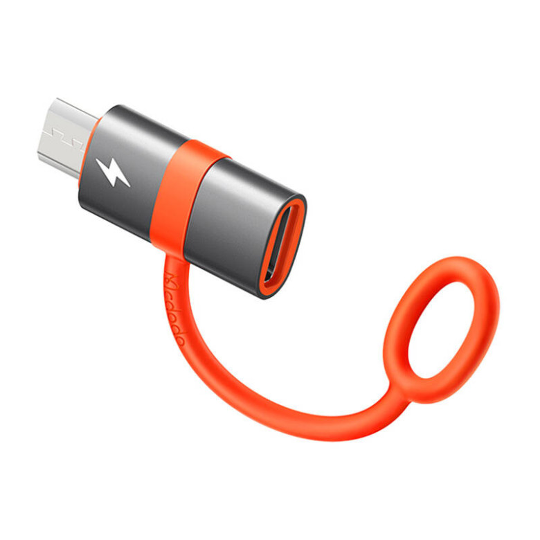 USB-C to Micro USB Adapter McDodo OT-3820 (black) USB-C to Micro USB Adapter McDodo OT-3820 (black)