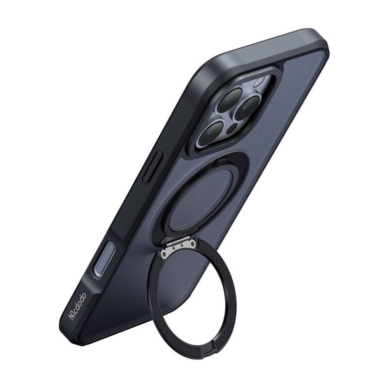 McDodo PC-4933 MagSafe  Case for iPhone 16 Pro Max with stand (black)