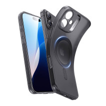 Zero Clear Case (HaloLock) ESR Compatible with iPhone 16 Plus (black)