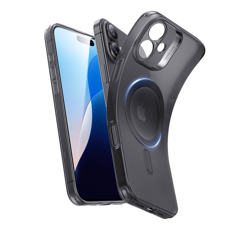 Zero Clear Case (HaloLock) ESR Compatible with iPhone 16 (black)