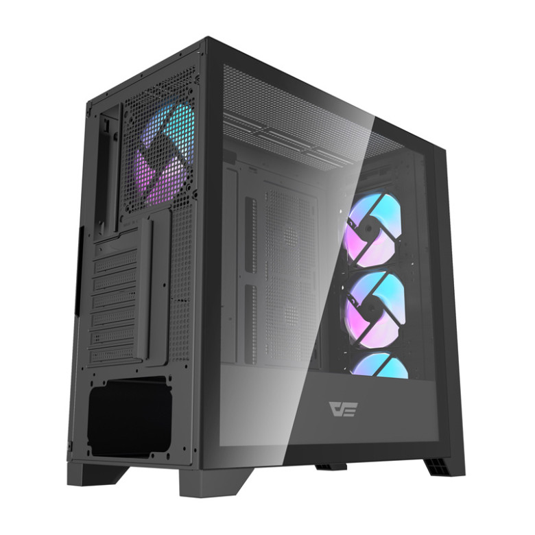 Computer Case DRX90 Glass Black