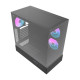Darkflash DPX90 számítógépház (fekete) + 3 ventilátor Darkflash DPX90 számítógépház (fekete) + 3 ventilátor